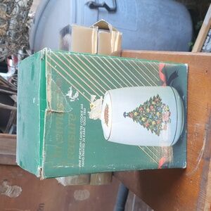 Vintage Christmas canister